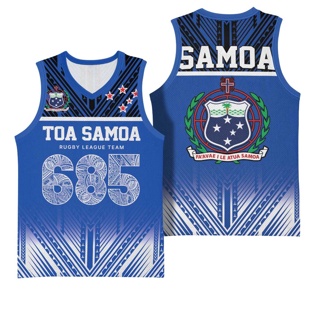 Toa Samoa 685 Basketball Jersey Uso Aso Uma For Life For Samoa - Polynesian Pride