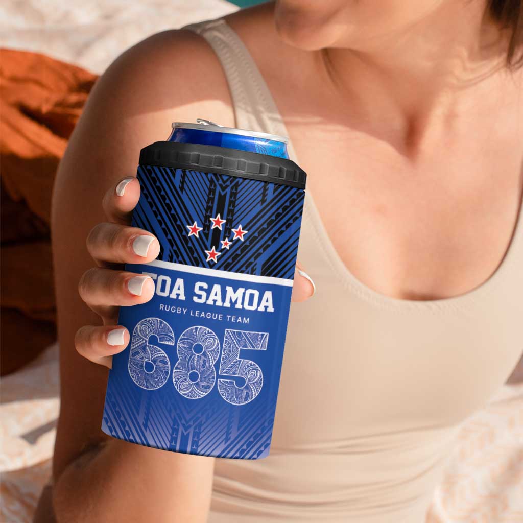 Toa Samoa 685 4 in 1 Can Cooler Tumbler Uso Aso Uma For Life For Samoa - Polynesian Pride