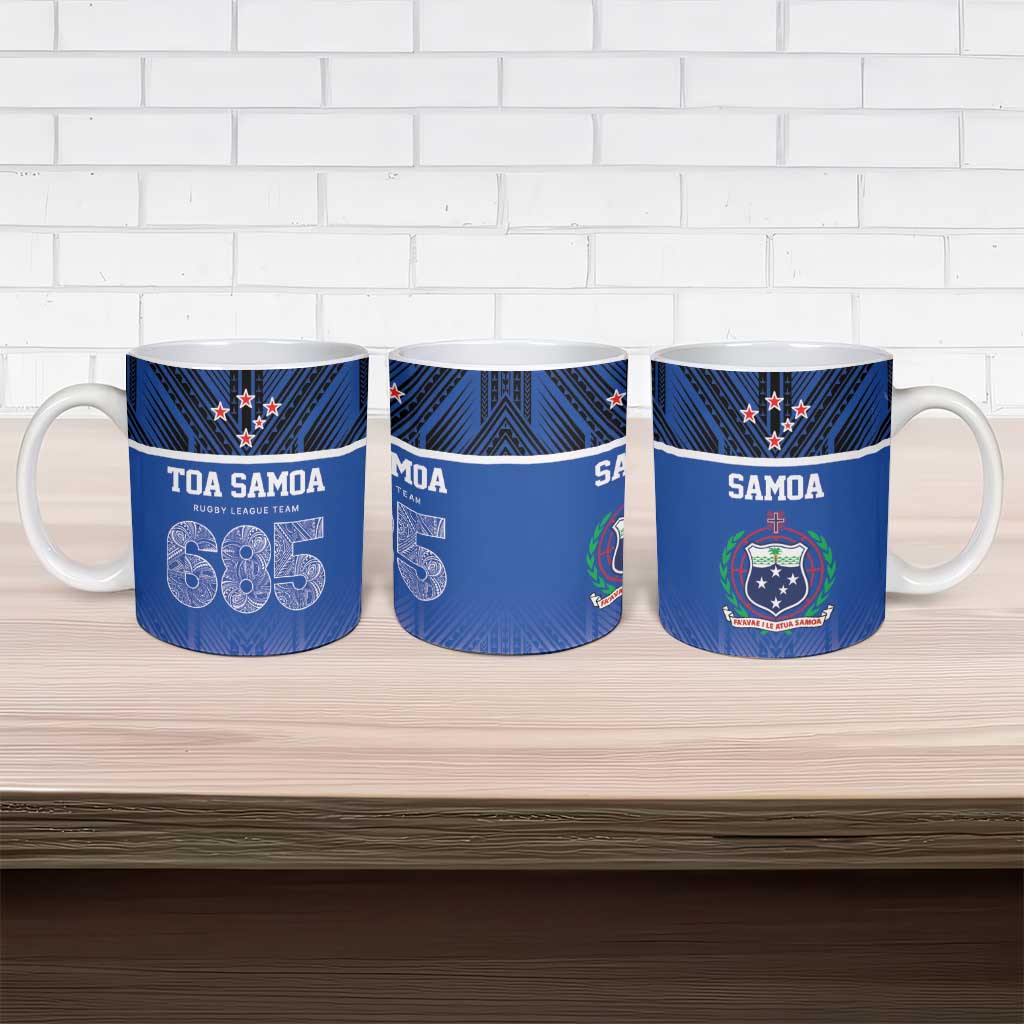 Toa Samoa 685 Ceramic Mug Uso Aso Uma For Life For Samoa - Polynesian Pride