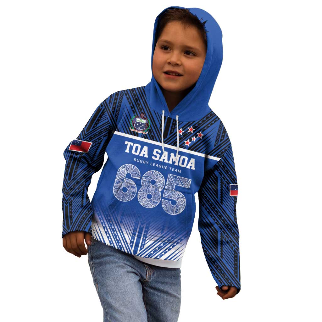 Toa Samoa 685 Kid Hoodie Uso Aso Uma For Life For Samoa - Polynesian Pride