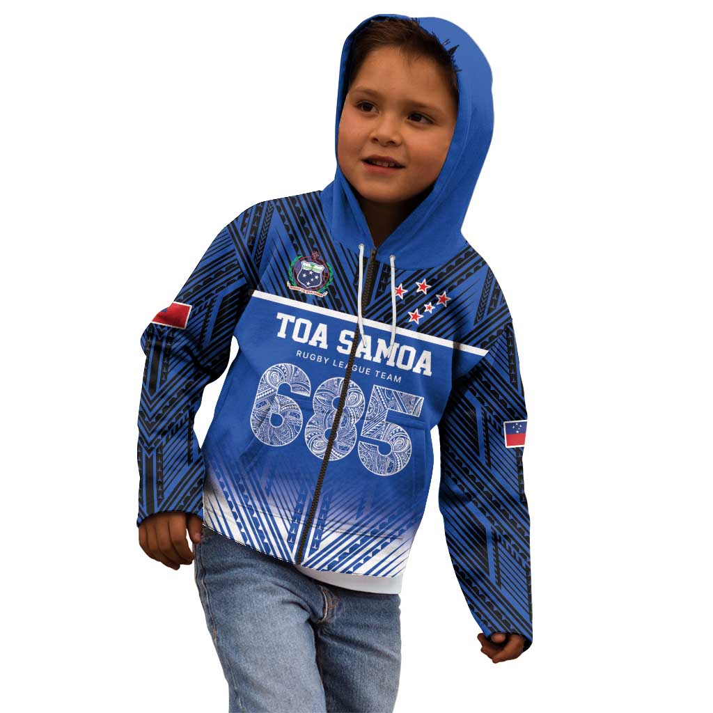 Toa Samoa 685 Kid Hoodie Uso Aso Uma For Life For Samoa - Polynesian Pride