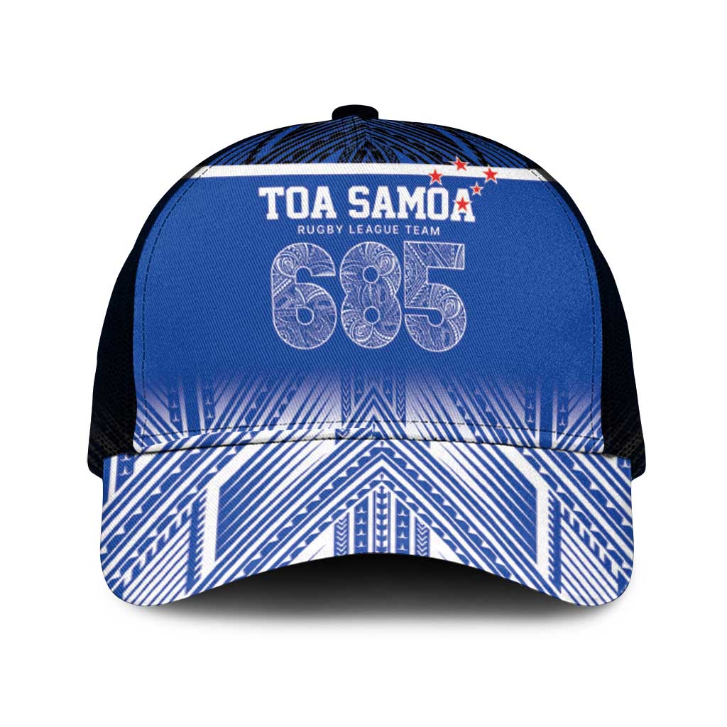 Toa Samoa 685 Mesh Trucker Cap Uso Aso Uma For Life For Samoa - Polynesian Pride