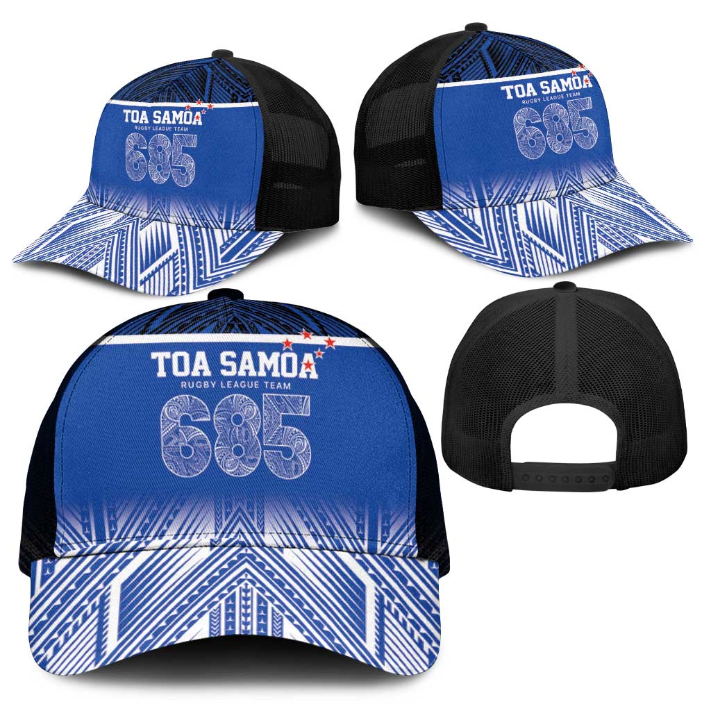 Toa Samoa 685 Mesh Trucker Cap Uso Aso Uma For Life For Samoa - Polynesian Pride