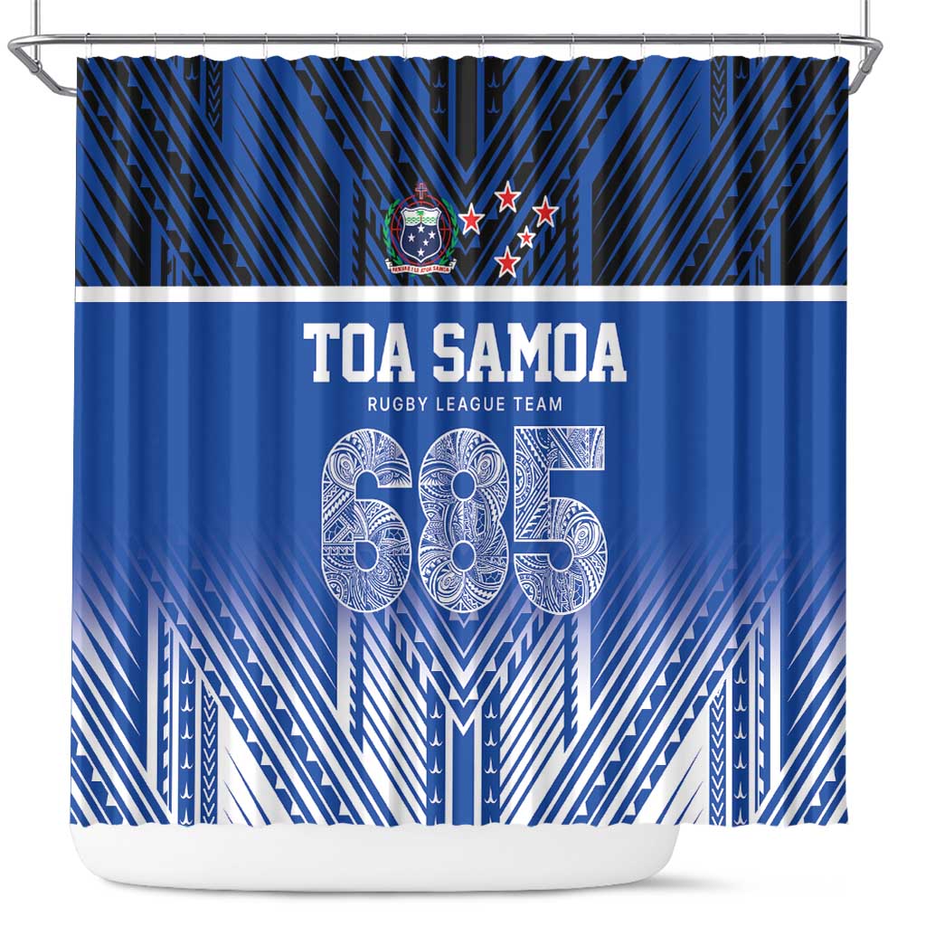 Toa Samoa 685 Shower Curtain Uso Aso Uma For Life For Samoa - Polynesian Pride