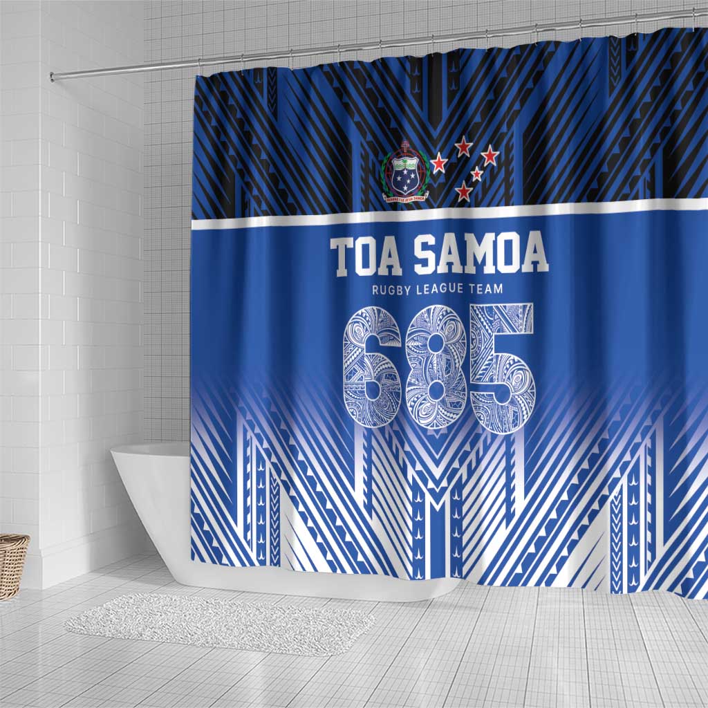 Toa Samoa 685 Shower Curtain Uso Aso Uma For Life For Samoa - Polynesian Pride