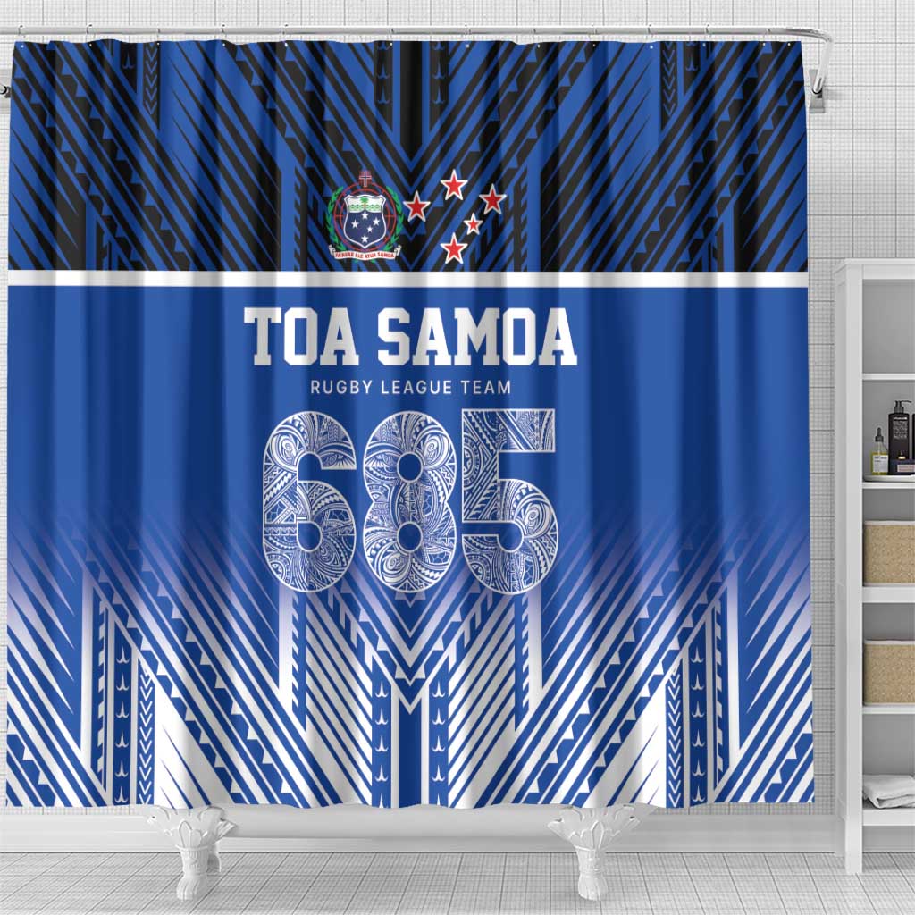 Toa Samoa 685 Shower Curtain Uso Aso Uma For Life For Samoa - Polynesian Pride