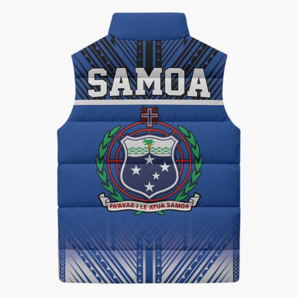 Toa Samoa 685 Sleeveless Puffer Jacket Uso Aso Uma For Life For Samoa - Polynesian Pride
