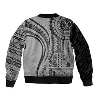 Samoa Siapo Arty Bomber Jacket Black Style LT9 - Polynesian Pride