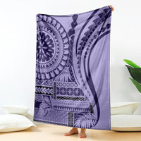 Samoa Siapo Arty Blanket Purple Style LT9 Purple - Polynesian Pride