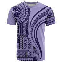 Samoa Siapo Arty T Shirt Purple Style LT9 Purple - Polynesian Pride