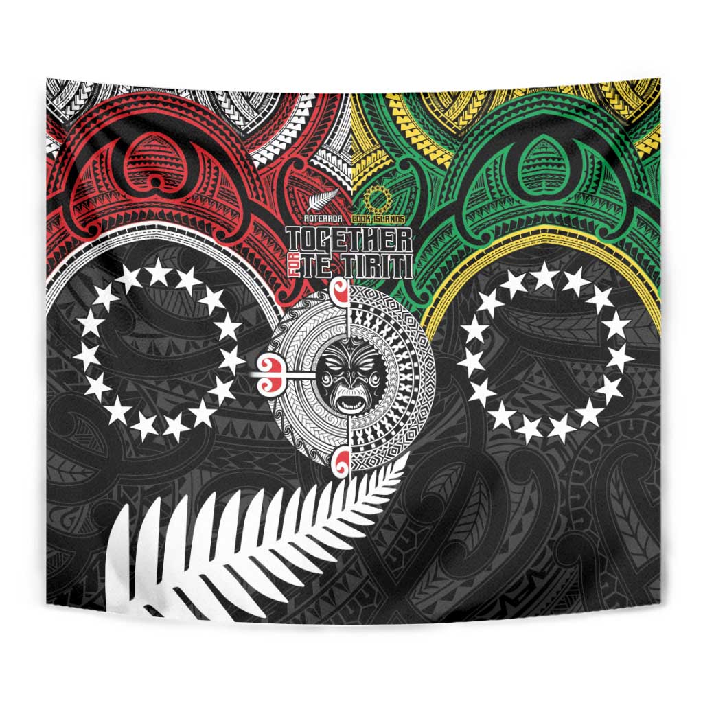 Aotearoa and Cook Islands Mo Te Tiriti Tapestry New Zealand Honour The Treaty Ake!Ake!Ake! LT9 - Polynesian Pride