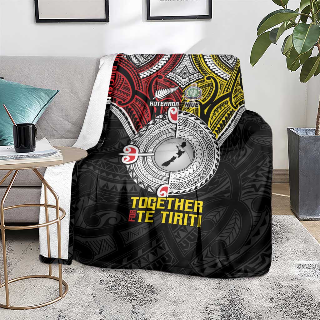 Aotearoa and Niue Mo Te Tiriti Blanket New Zealand Honour The Treaty Ake!Ake!Ake!