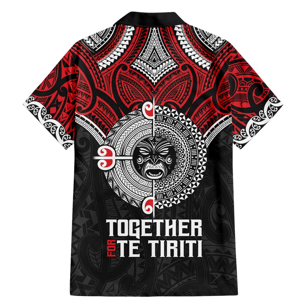 Aotearoa and Tonga Mo Te Tiriti Family Matching Long Sleeve Bodycon Dress and Hawaiian Shirt New Zealand Honour The Treaty Ake!Ake!Ake! LT9 - Polynesian Pride