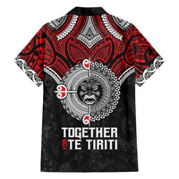 Aotearoa and Tonga Mo Te Tiriti Family Matching Long Sleeve Bodycon Dress and Hawaiian Shirt New Zealand Honour The Treaty Ake!Ake!Ake! LT9 - Polynesian Pride