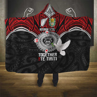 Aotearoa and Tonga Mo Te Tiriti Hooded Blanket New Zealand Honour The Treaty Ake!Ake!Ake! LT9 - Polynesian Pride