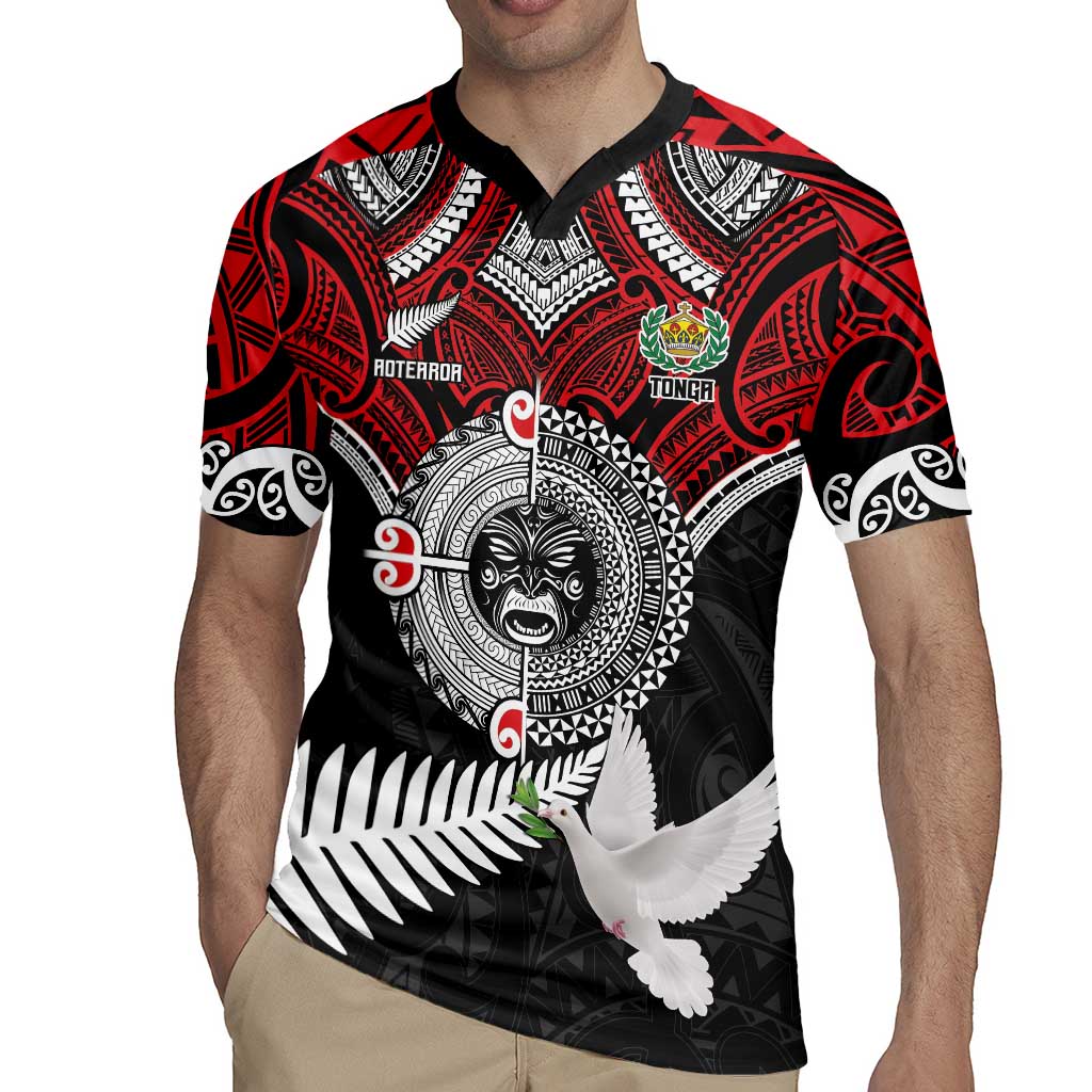 Aotearoa and Tonga Mo Te Tiriti Rugby Jersey New Zealand Honour The Treaty Ake!Ake!Ake!