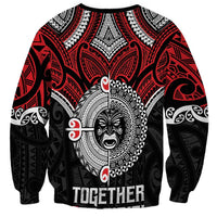 Aotearoa and Tonga Mo Te Tiriti Sweatshirt New Zealand Honour The Treaty Ake!Ake!Ake! LT9 - Polynesian Pride