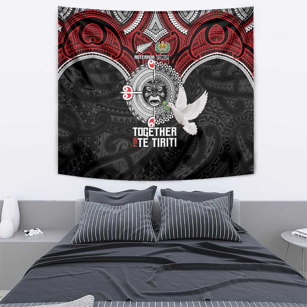 Aotearoa and Tonga Mo Te Tiriti Tapestry New Zealand Honour The Treaty Ake!Ake!Ake! LT9 - Polynesian Pride
