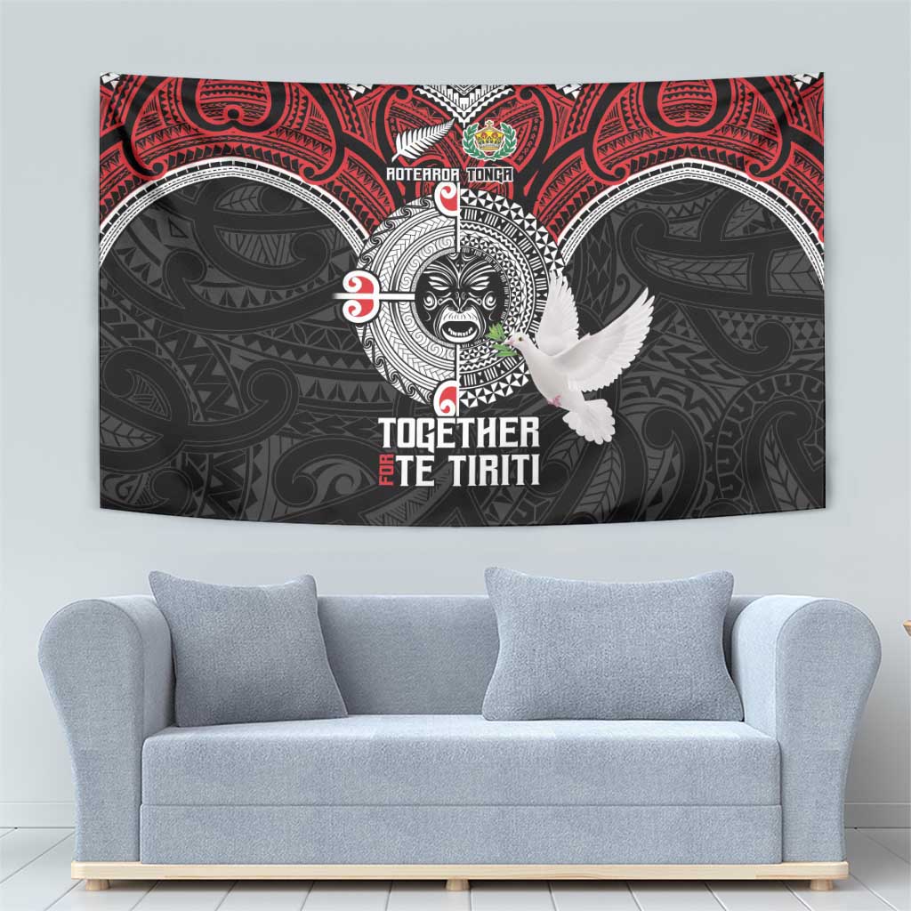 Aotearoa and Tonga Mo Te Tiriti Tapestry New Zealand Honour The Treaty Ake!Ake!Ake! LT9 - Polynesian Pride