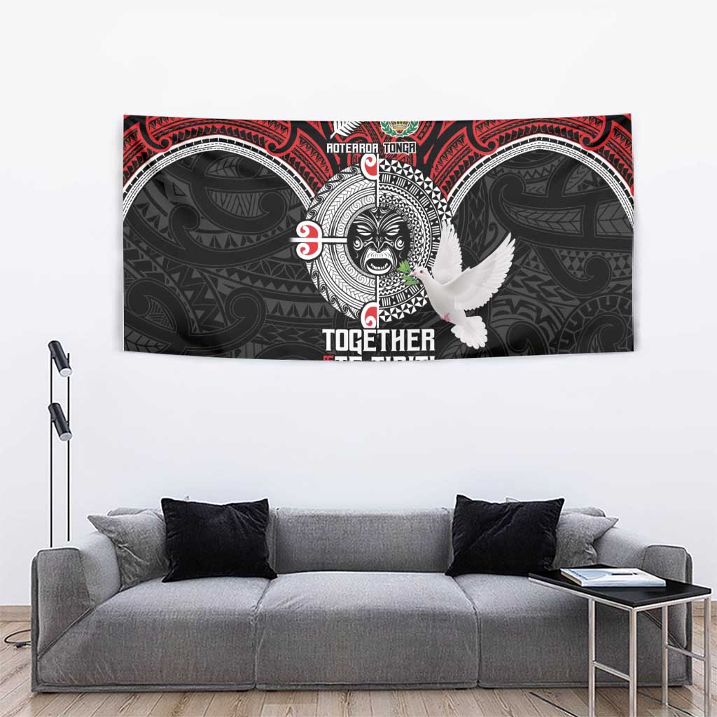 Aotearoa and Tonga Mo Te Tiriti Tapestry New Zealand Honour The Treaty Ake!Ake!Ake! LT9 - Polynesian Pride