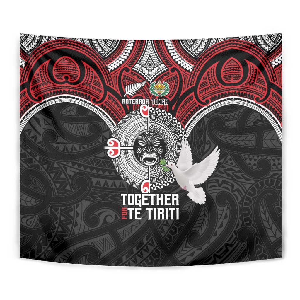 Aotearoa and Tonga Mo Te Tiriti Tapestry New Zealand Honour The Treaty Ake!Ake!Ake! LT9 - Polynesian Pride