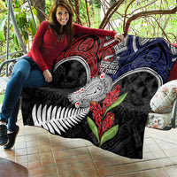 Aotearoa and Samoa Mo Te Tiriti Quilt Tangata Moana Stand with Tangata Whenua LT9 - Polynesian Pride