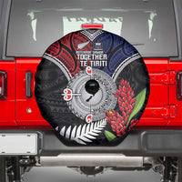 Aotearoa and Samoa Mo Te Tiriti Spare Tire Cover Tangata Moana Stand with Tangata Whenua LT9 - Polynesian Pride