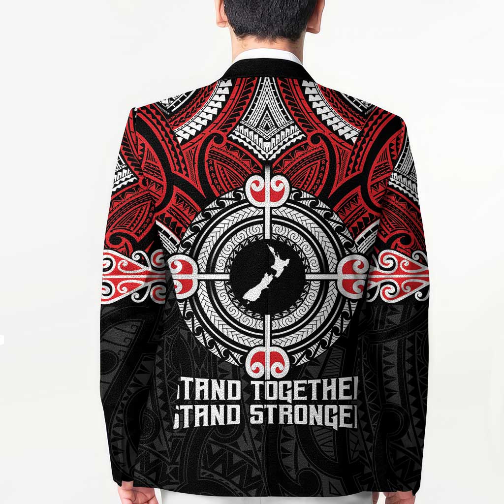 Aotearoa Proud To Be Maori Blazer New Zealand Fight Together - Polynesian Pride