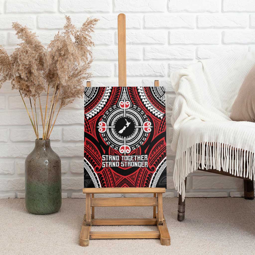 Aotearoa Proud To Be Maori Canvas Wall Art New Zealand Fight Together