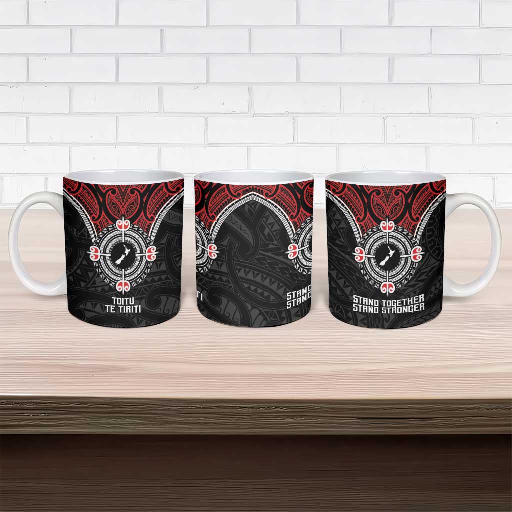 Aotearoa Proud To Be Maori Ceramic Mug New Zealand Fight Together - Polynesian Pride