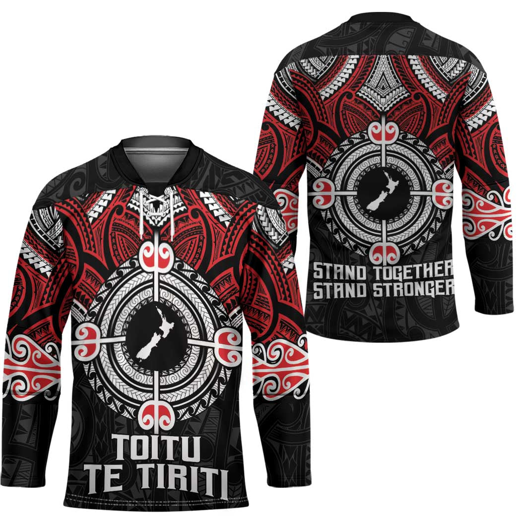 Aotearoa Proud To Be Maori Hockey Jersey New Zealand Fight Together - Polynesian Pride