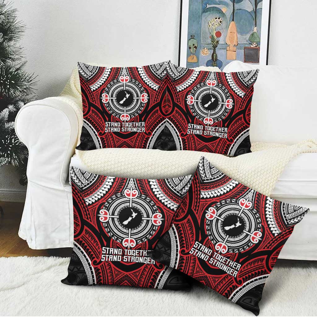Aotearoa Proud To Be Maori Pillow Cover New Zealand Fight Together - Polynesian Pride