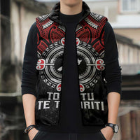 Aotearoa Proud To Be Maori Sleeveless Puffer Jacket New Zealand Fight Together - Polynesian Pride