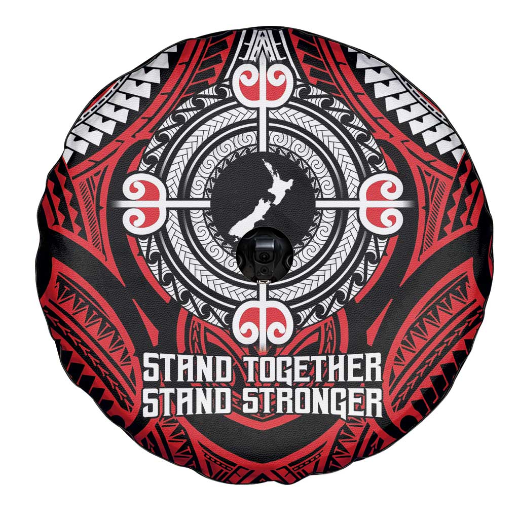 Aotearoa Proud To Be Maori Spare Tire Cover New Zealand Fight Together LT9 - Polynesian Pride