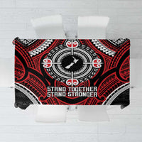 Aotearoa Proud To Be Maori Tablecloth New Zealand Fight Together