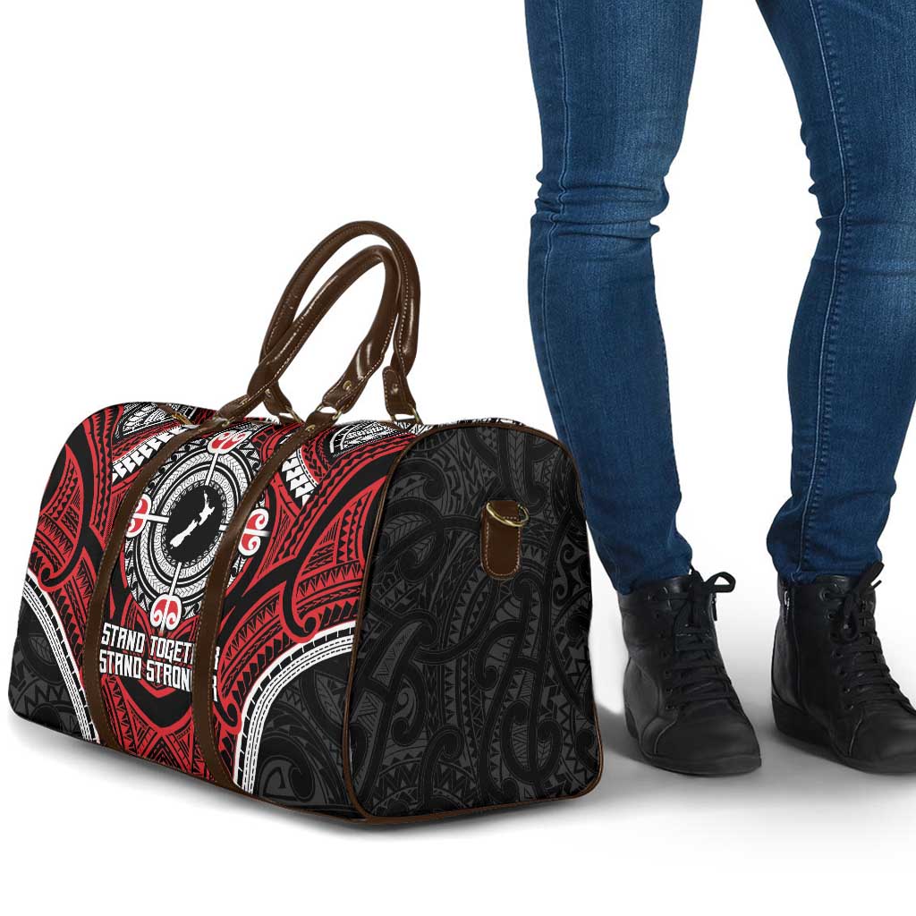 Aotearoa Proud To Be Maori Travel Bag New Zealand Fight Together - Polynesian Pride