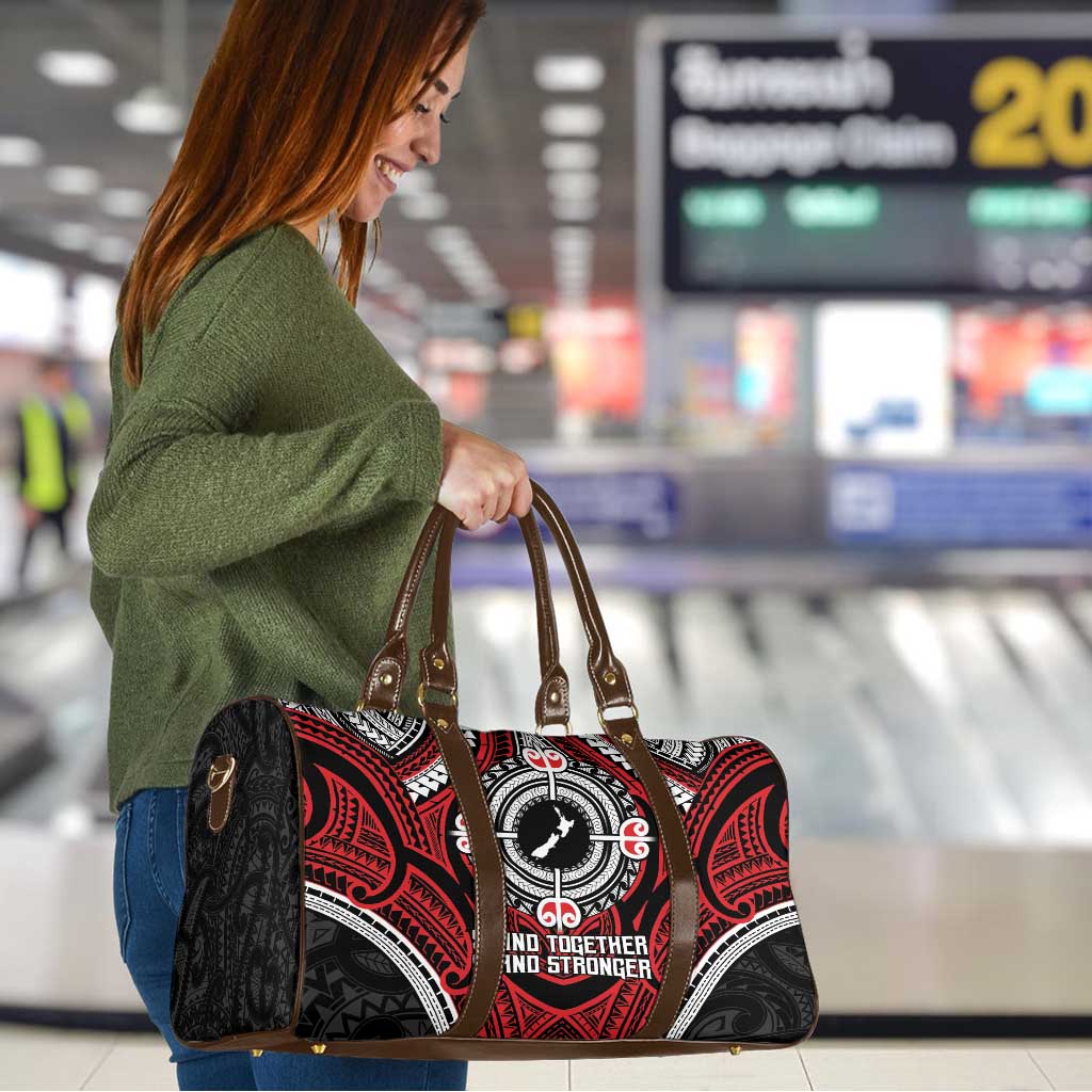 Aotearoa Proud To Be Maori Travel Bag New Zealand Fight Together - Polynesian Pride