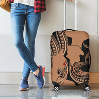 Personalised Valentines Day Romantic Lovers Luggage Cover LT9 - Polynesian Pride