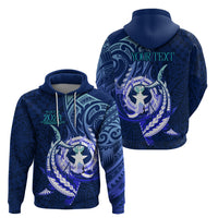 Personalised Northern Mariana Islands Zip Hoodie Commonwealth Day 2024 LT9 - Polynesian Pride