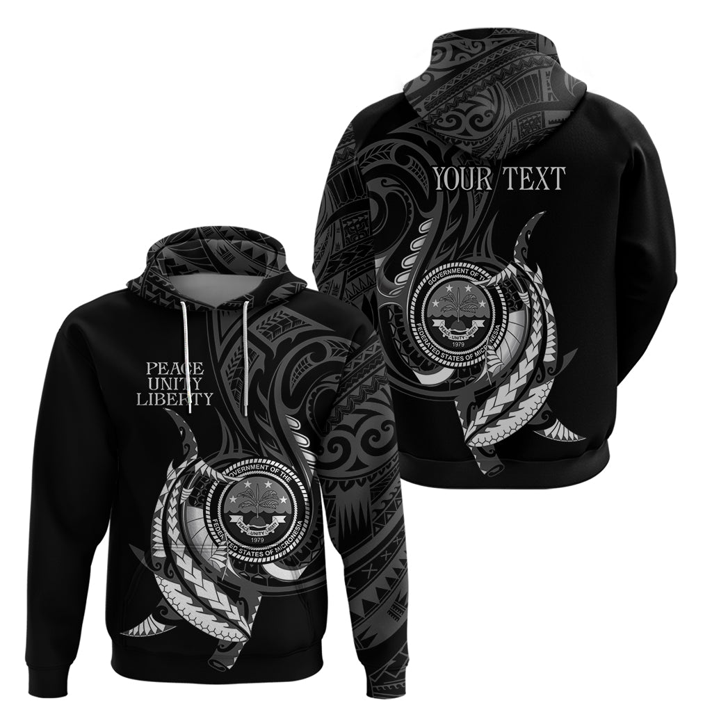 Personalised FSM Culture Day Zip Hoodie Hammerhead Shark Tribal 2024 LT9 - Polynesian Pride