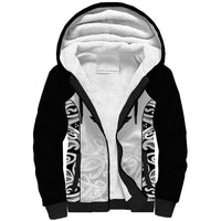 New Zealand Nurse RN 2026 Personalised Sherpa Hoodie White Maori Pattern Cultural Pride LT9 Unisex White - Polynesian Pride