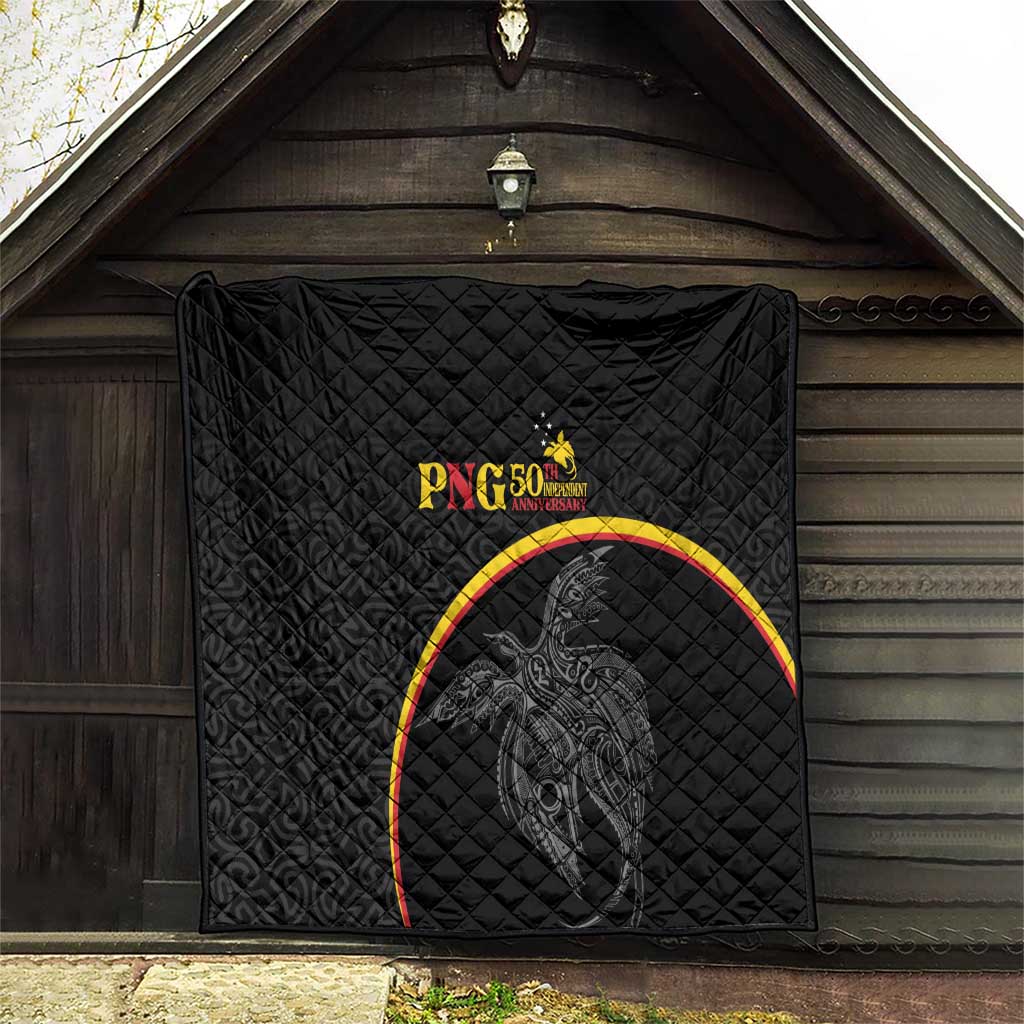 Papua New Guinea 50th Independence Day Quilt Simple Oro Tapa Pattern - Polynesian Pride