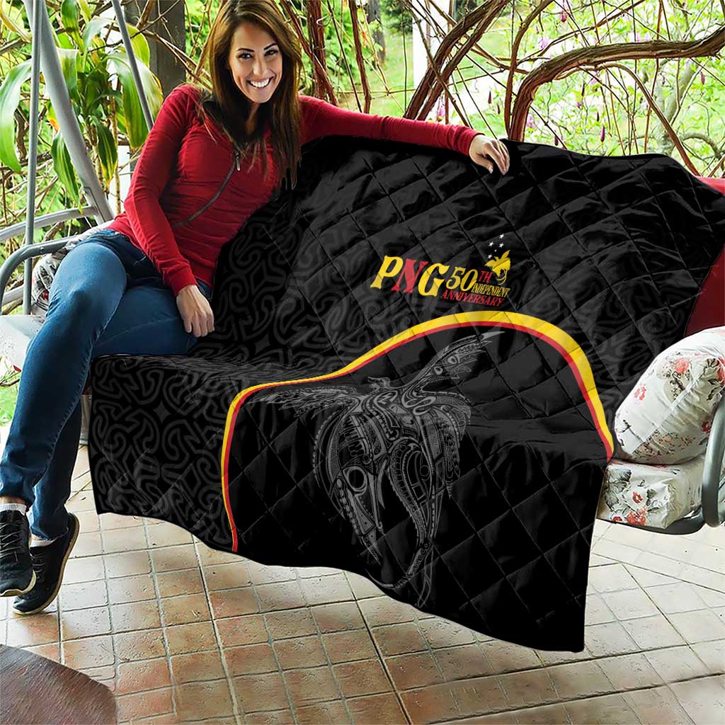 Papua New Guinea 50th Independence Day Quilt Simple Oro Tapa Pattern - Polynesian Pride