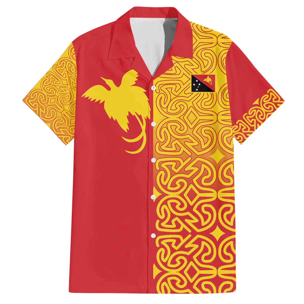Papua New Guinea Oro Tapa Personalised Family Matching Puletasi and Hawaiian Shirt Simple Bird of Paradise Style - Polynesian Pride