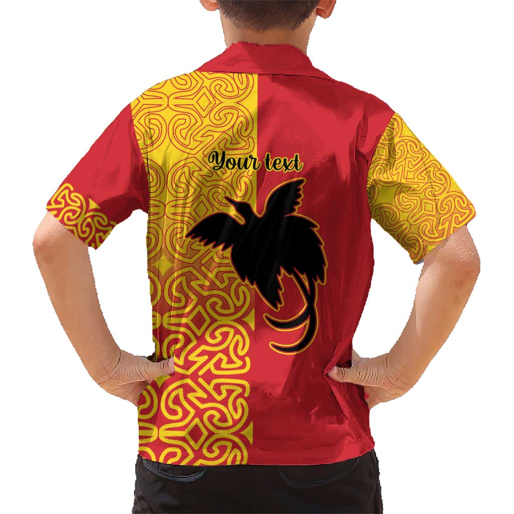 Papua New Guinea Oro Tapa Personalised Hawaiian Shirt Simple Bird of Paradise Style - Polynesian Pride