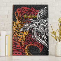 Papua New Guinea Sepik Personalised Canvas Wall Art PNG Bird of Paradise Tattoo - Polynesian Pride
