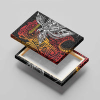 Papua New Guinea Sepik Personalised Canvas Wall Art PNG Bird of Paradise Tattoo - Polynesian Pride