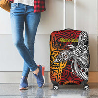 Papua New Guinea Sepik Personalised Luggage Cover PNG Bird of Paradise Tattoo - Polynesian Pride
