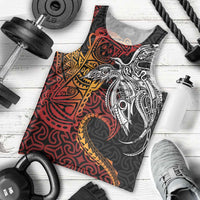 Papua New Guinea Sepik Personalised Men Tank Top PNG Bird of Paradise Tattoo - Polynesian Pride