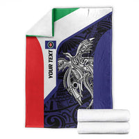 Personalised PNG Bougainville Blanket Bird of Paradise Tattoo Flag Motif - Polynesian Pride